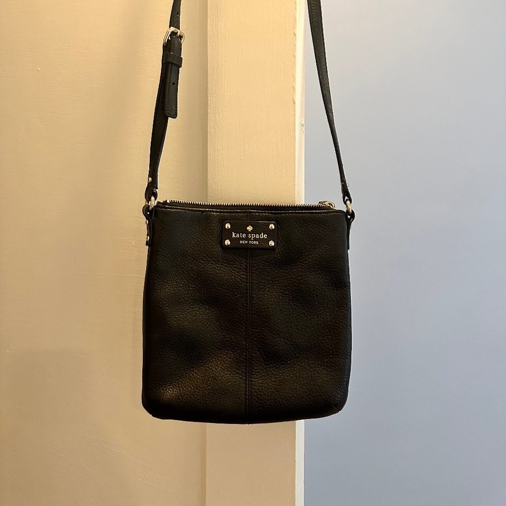 Kate Spade Crossbody Black Leather Bag